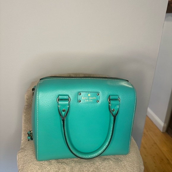 kate spade Bag Handbag Turquoise‎ Blue Green Real Alessa Wellesley Pre-loved